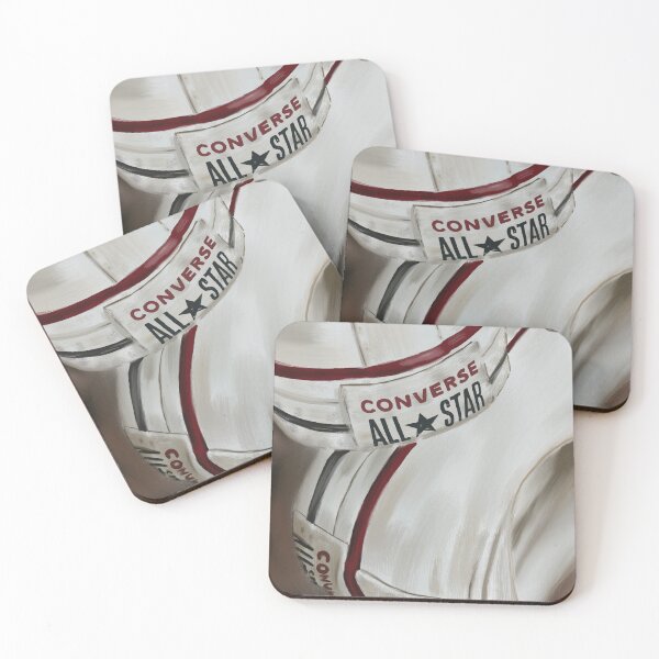 Item preview, White Converse Sneakers in Acrylic designed and sold by Jennifer Margrave-Garcia.