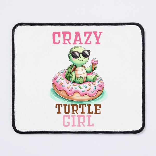 Item preview, Crazy turtle girl - Funny Turtle Quote designed and sold by Kidzz.