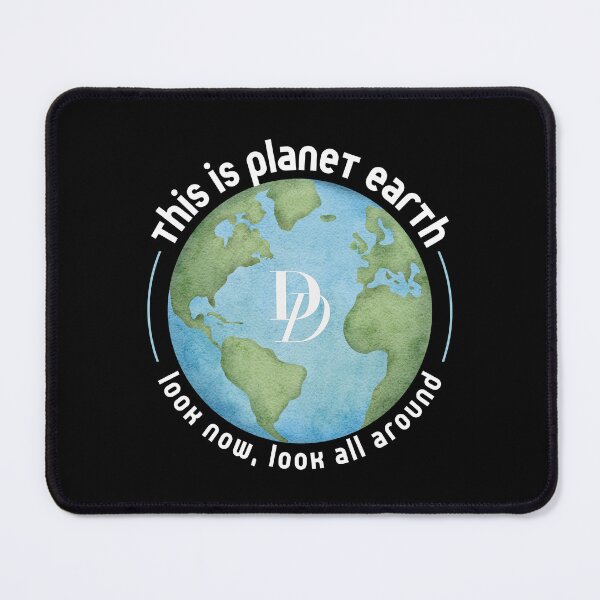 Item preview, This is Planet Earth (White) designed and sold by LyndaNoel Design.