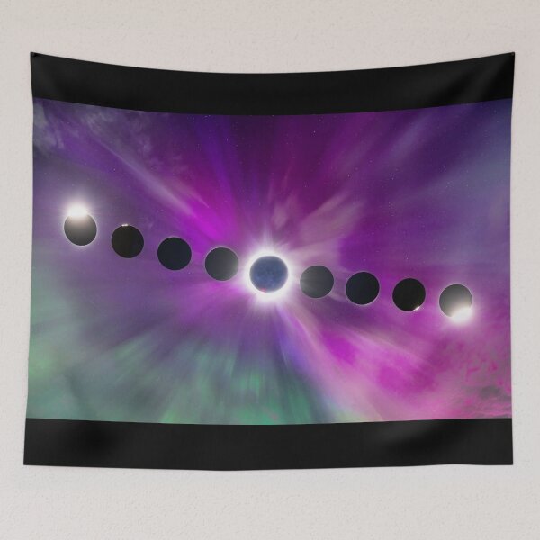 Item preview, Total Solar Eclipse and Northern Lights composite designed and sold by James Cumming.