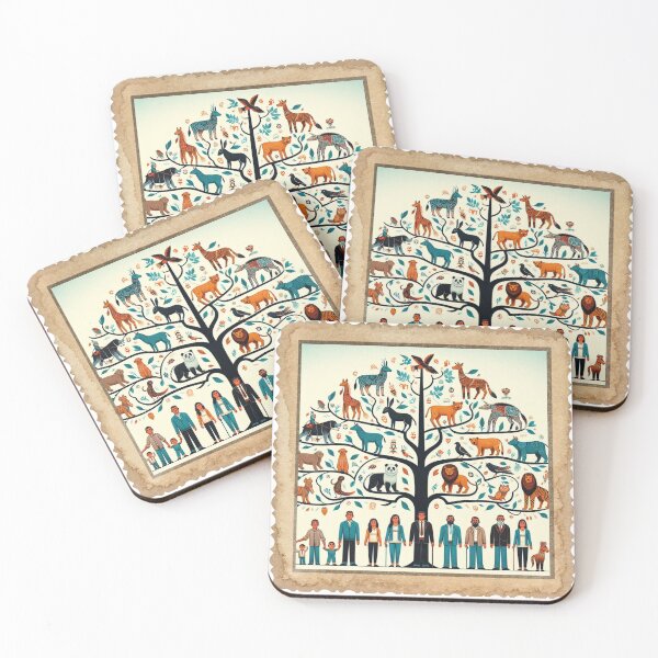 Item preview, Animal Lovers Family Tree Art  designed and sold by CulturalCurios.
