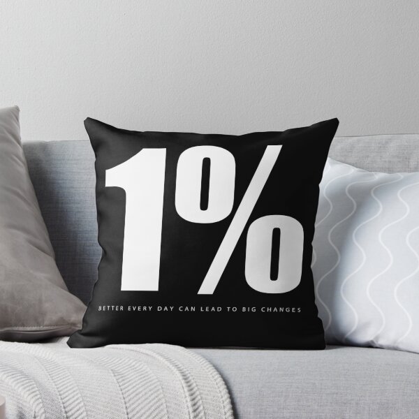 Item preview,  1% Better Every Day Motivational Art designed and sold by SuccessHunters.
