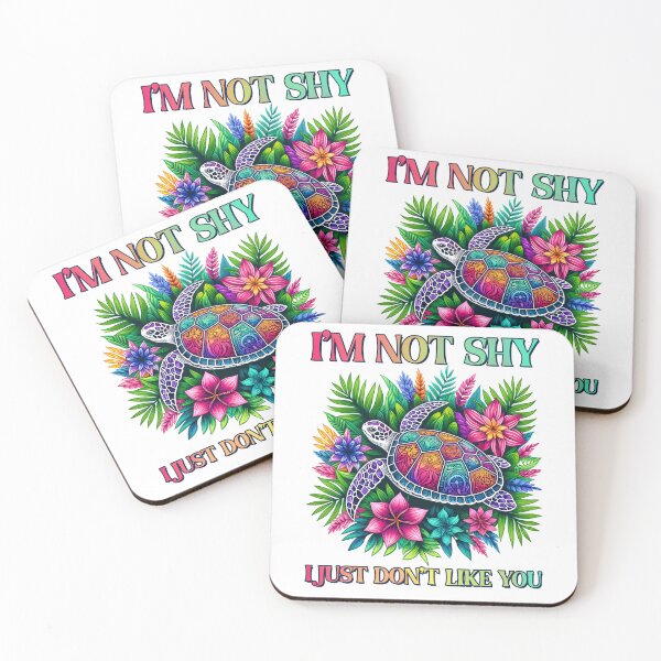 Item preview, I am not shy - Funny Turtle Quote designed and sold by Kidzz.