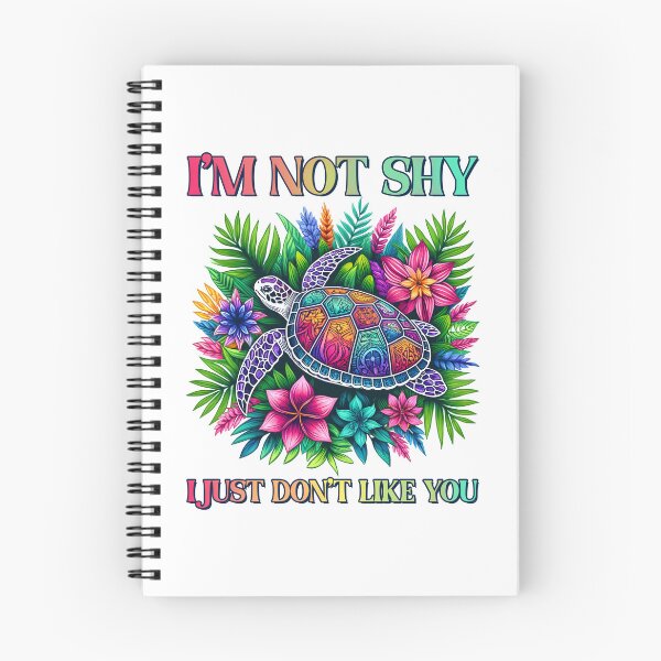 Item preview, I am not shy - Funny Turtle Quote designed and sold by Kidzz.