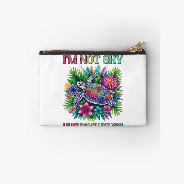 Item preview, I am not shy - Funny Turtle Quote designed and sold by Kidzz.