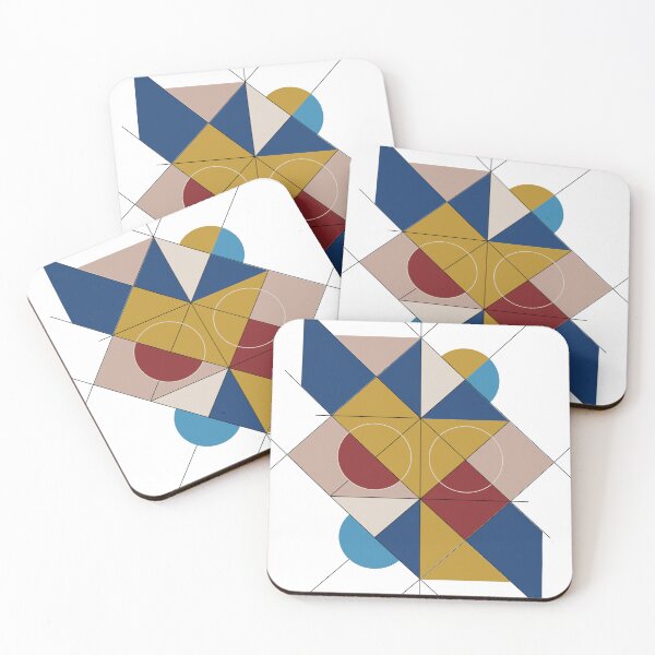 Item preview, geometric overlapping shapes designed and sold by Zyro Craft.
