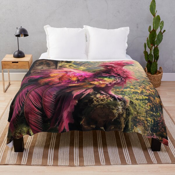 Item preview, "Crimson Phoenix" designed and sold by MacroArtHub.