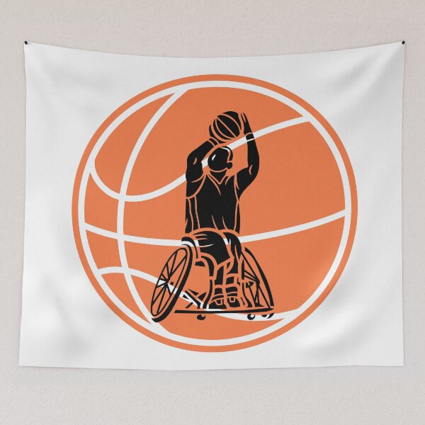 Item preview, Wheelchair Basketball Disabled Athletes Support designed and sold by MomentumCloset.
