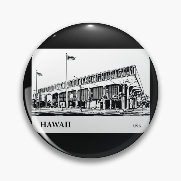 Item preview, Hawaii State USA designed and sold by Lakeric Cityscapes.