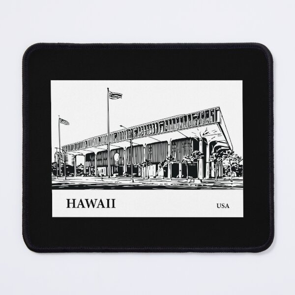 Item preview, Hawaii State USA designed and sold by Lakeric Cityscapes.