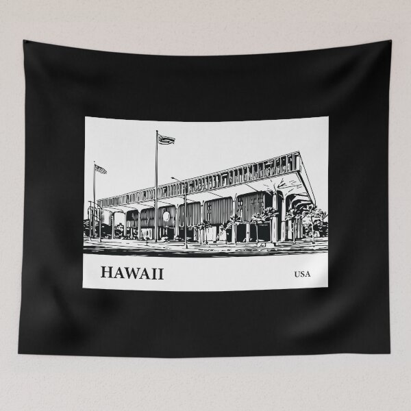 Item preview, Hawaii State USA designed and sold by Lakeric Cityscapes.