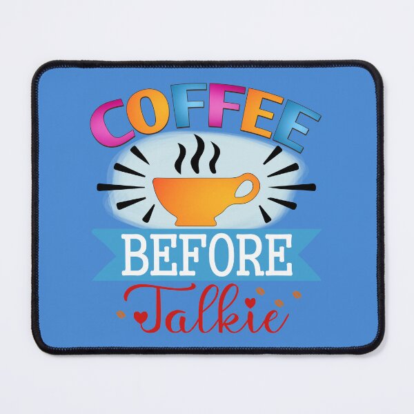 Item preview, Coffee Before Talkie designed and sold by MarigoldandLily.