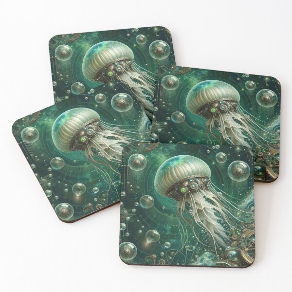 Item preview, Mechanical Majesty: The Steampunk Jellyfish  designed and sold by MiszungART.