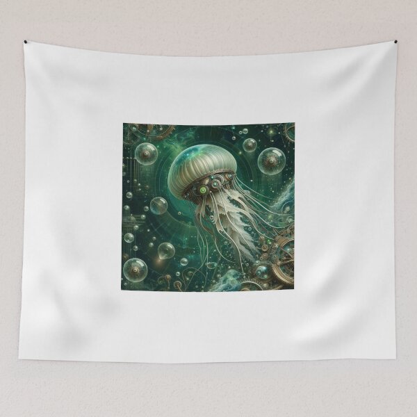 Item preview, Mechanical Majesty: The Steampunk Jellyfish  designed and sold by MiszungART.
