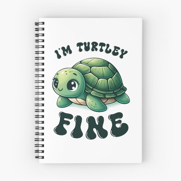 Item preview, I am turtely fine - Funny Turtle Quote designed and sold by Kidzz.