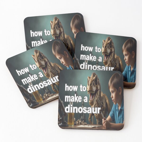 Item preview, How To Make A Dinosaur designed and sold by Surreallytee.