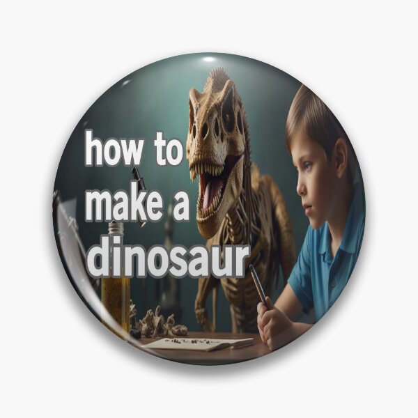 Item preview, How To Make A Dinosaur designed and sold by Surreallytee.