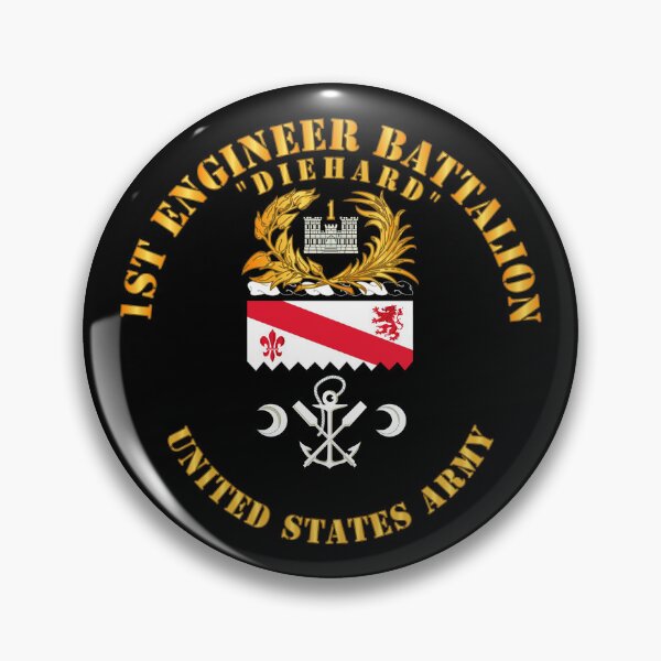 Item preview, Army - COA - 1st Engineer Battalion - Diehard designed and sold by Military Insignia Products.