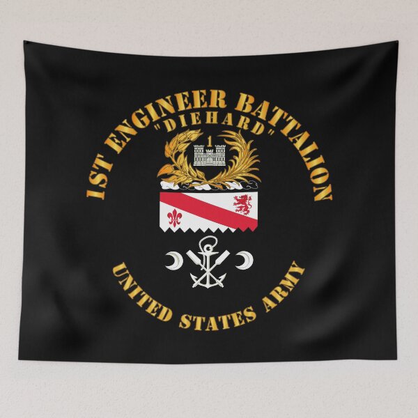 Item preview, Army - COA - 1st Engineer Battalion - Diehard designed and sold by Military Insignia Products.