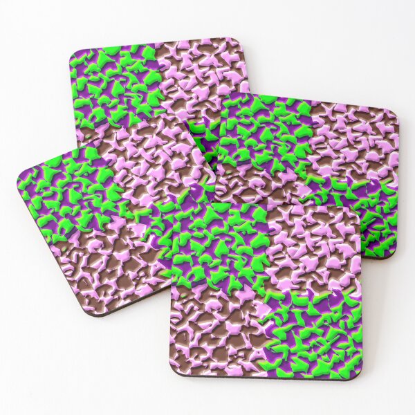 Item preview, Scraggly Neon Four Color Checkerboard designed and sold by TheRulerofEarth.