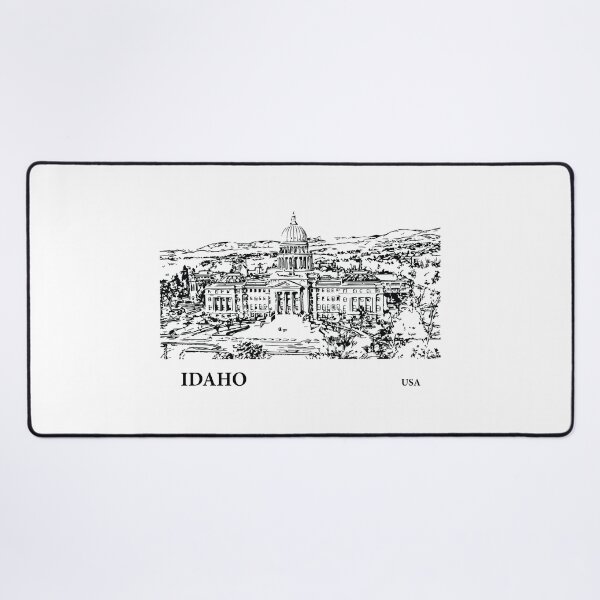 Item preview, Idaho State USA designed and sold by Lakeric Cityscapes.