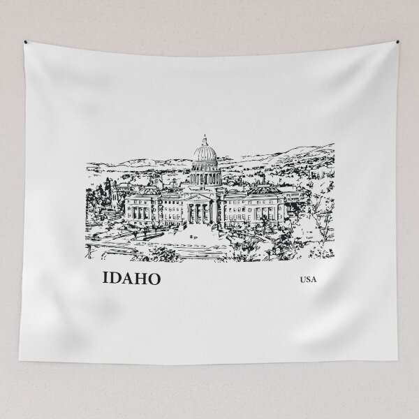 Item preview, Idaho State USA designed and sold by Lakeric Cityscapes.