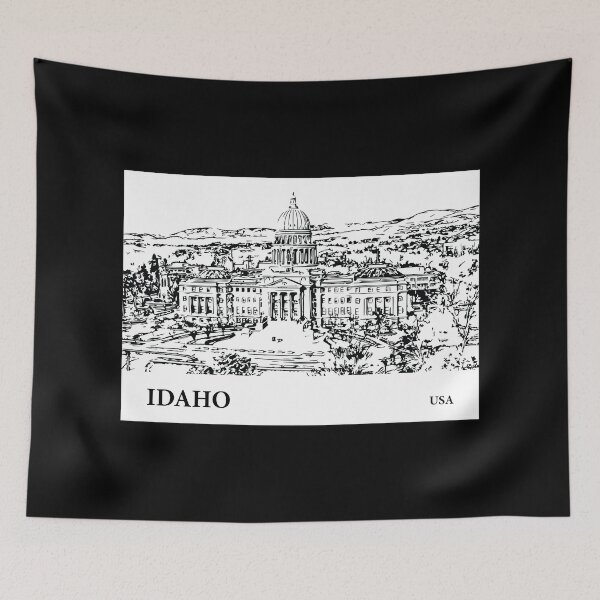 Item preview, Idaho State USA designed and sold by Lakeric Cityscapes.