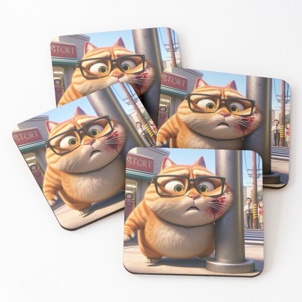 Item preview, Cat is nearsighted designed and sold by Catsmoment.