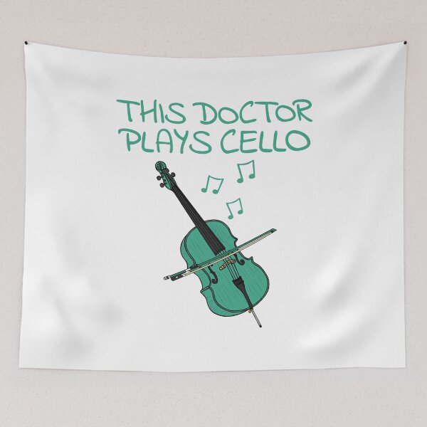 Artikelvorschau, Dieser Arzt spielt Cello, Cellist entworfen und verkauft von doodlerob.