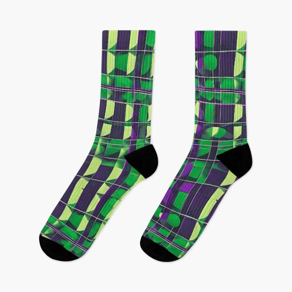 Item preview, Bauhaus Bold Green & Purple designed and sold by Zenvo.