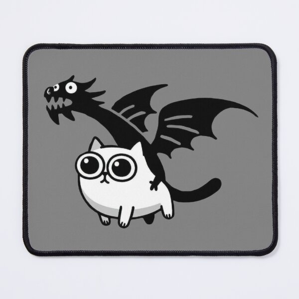 Item preview, Cat with Dragon designed and sold by VerveVerseBoo.
