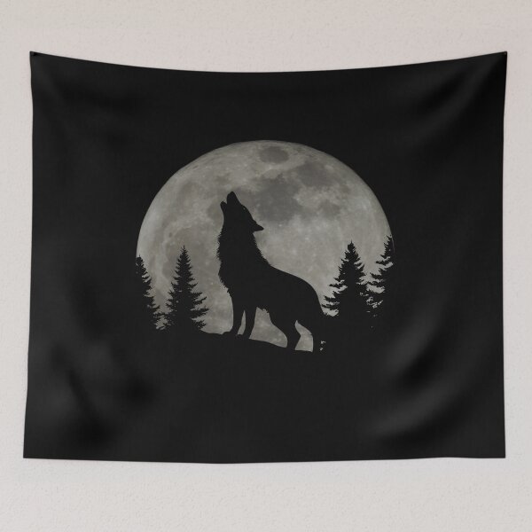 Item preview, Super Wolf Moon designed and sold by Paul-Prints.