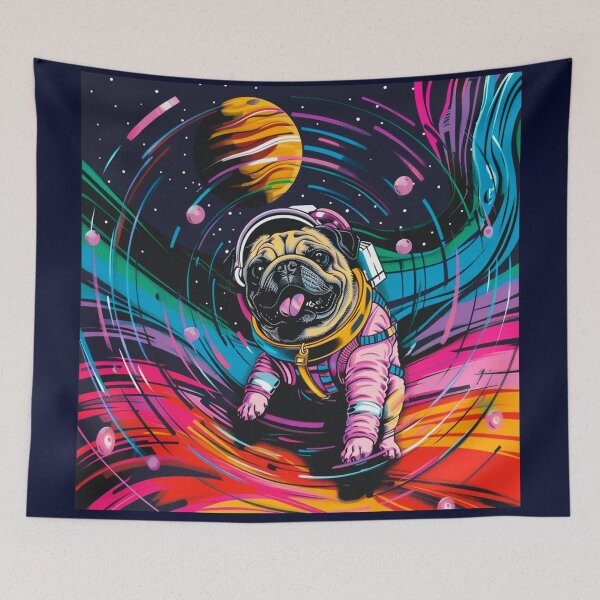 Item preview, Galactic Pug designed and sold by ArtPricarpe.