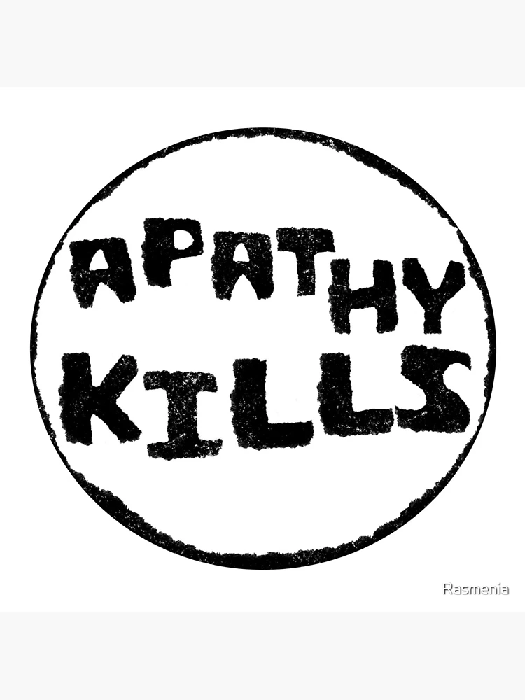 Thumbnail 4 of 4, Clock, Apathy Kills designed and sold by Rasmenia.