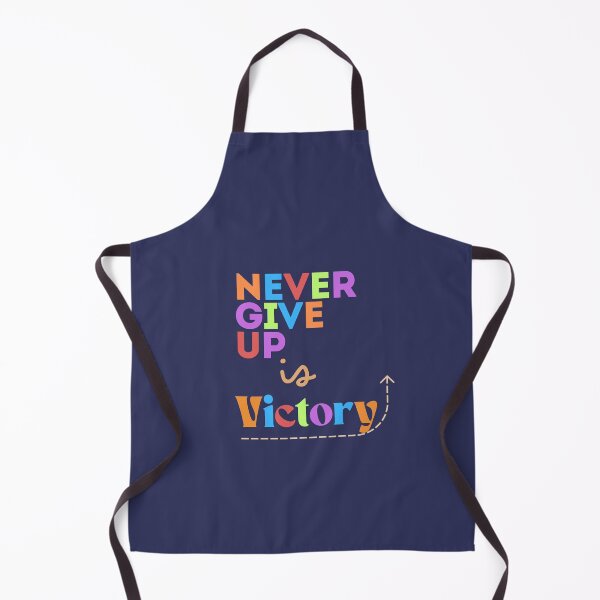 Item preview, Never give up t-shirt designed and sold by AppleMe.