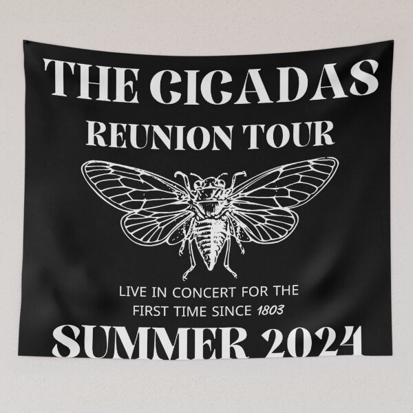Item preview, The Cicadas Reunion Tour 2024 designed and sold by zenpatterns.