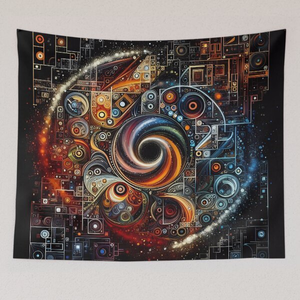 Item preview, Cosmic Geometric Swirl designed and sold by Vitalka-uk.
