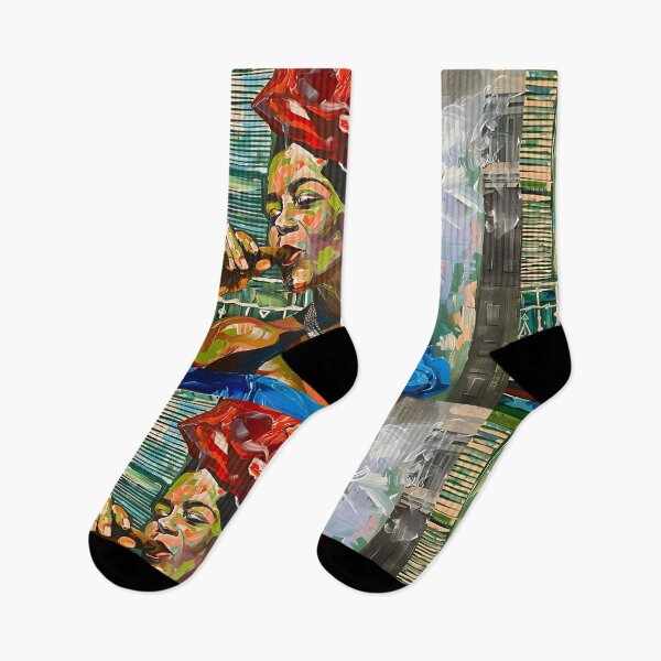 Item preview, Vibrant Cuban Charm - Joyful Woman Embracing Tradition with a Classic Cigar designed and sold by OlfactoART Studio.