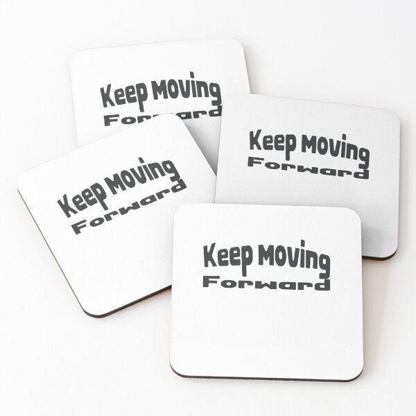 Item preview, Keep Moving Forward – Motivational Typography Art designed and sold by SheryfaEl.