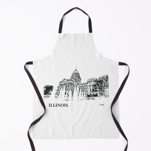 Item preview, Illinois State USA designed and sold by Lakeric Cityscapes.