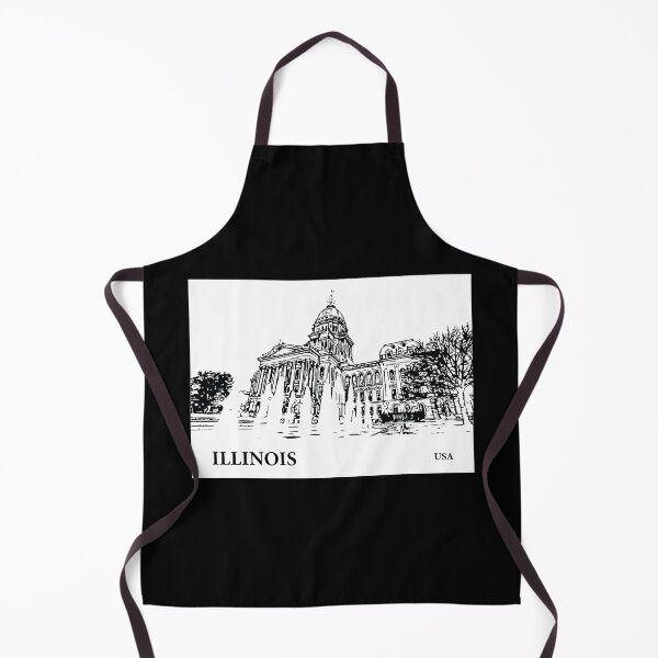 Item preview, Illinois State USA designed and sold by Lakeric Cityscapes.