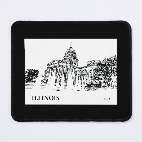 Item preview, Illinois State USA designed and sold by Lakeric Cityscapes.