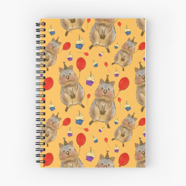 Item preview, Hand drawn Quokka Birthday Repeat Pattern designed and sold by artsbyadriii.