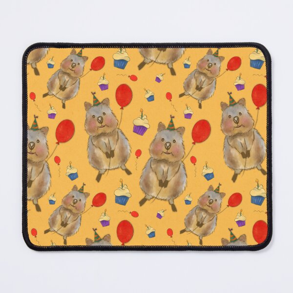 Item preview, Hand drawn Quokka Birthday Repeat Pattern designed and sold by artsbyadriii.