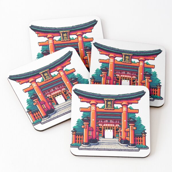 Item preview, Kyoto Inari Shrine Pixel Art designed and sold by ZynchLord.
