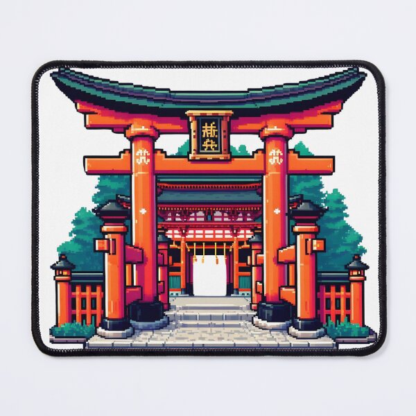 Item preview, Kyoto Inari Shrine Pixel Art designed and sold by ZynchLord.