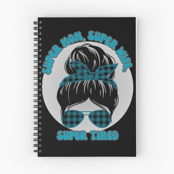 Item preview, Super Mom Super Wife Super Tired - Dark Background designed and sold by TGAL2.