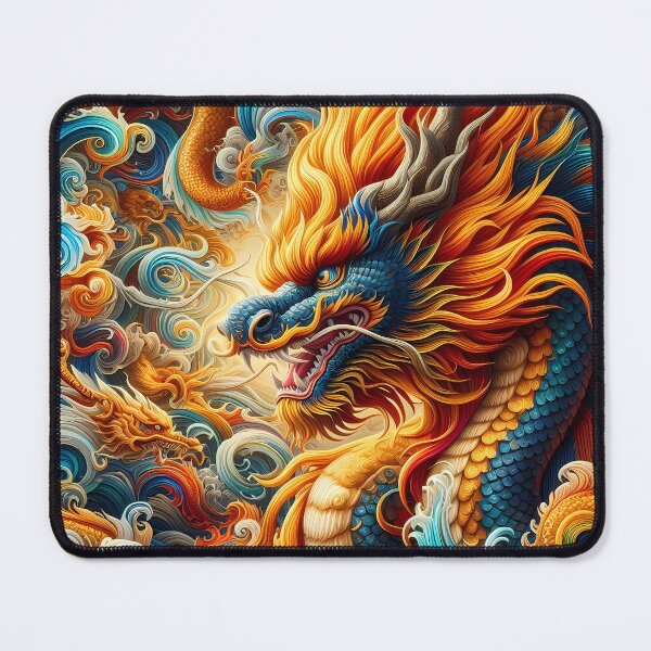 Item preview, Fiery Dragon Amidst Waves designed and sold by Vitalka-uk.