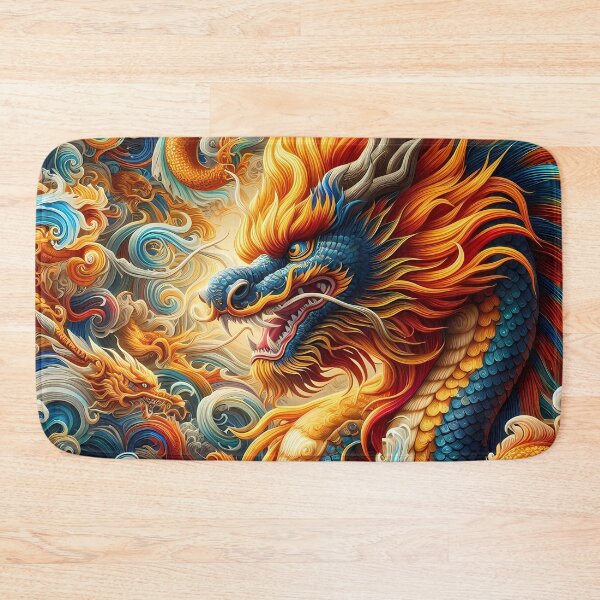 Item preview, Fiery Dragon Amidst Waves designed and sold by Vitalka-uk.