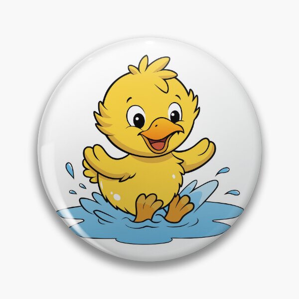 Item preview, Fluffy Duckling Splashing designed and sold by omerfdln34.